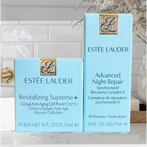 Estee Lauder Advanced Night Repair Serum Revitalizing Supreme Creme Moisturizer